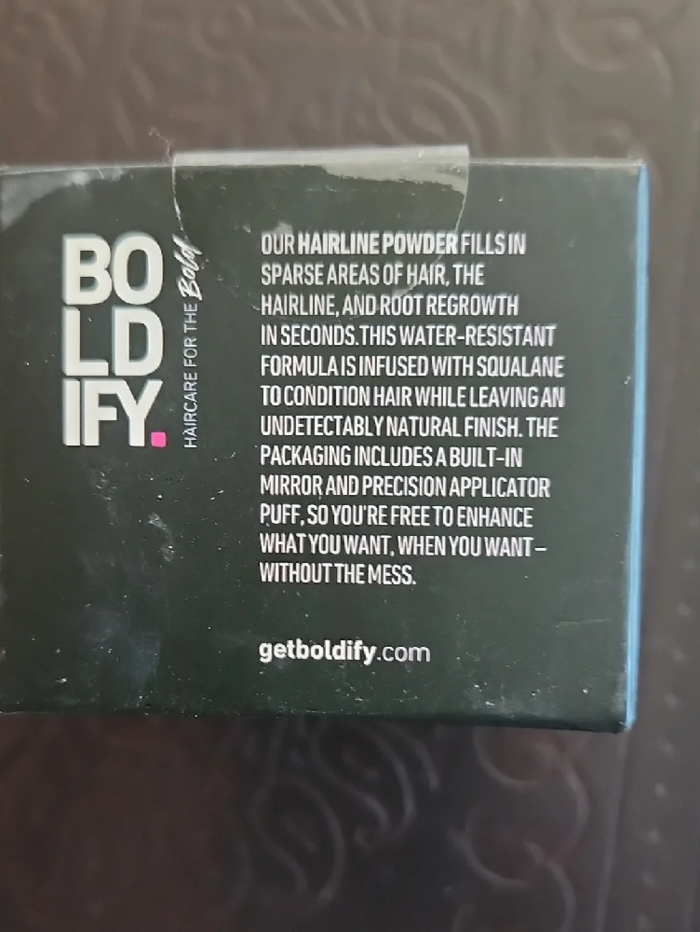 Boldify Enhance Hairline Powder - Medium Brown New in Package